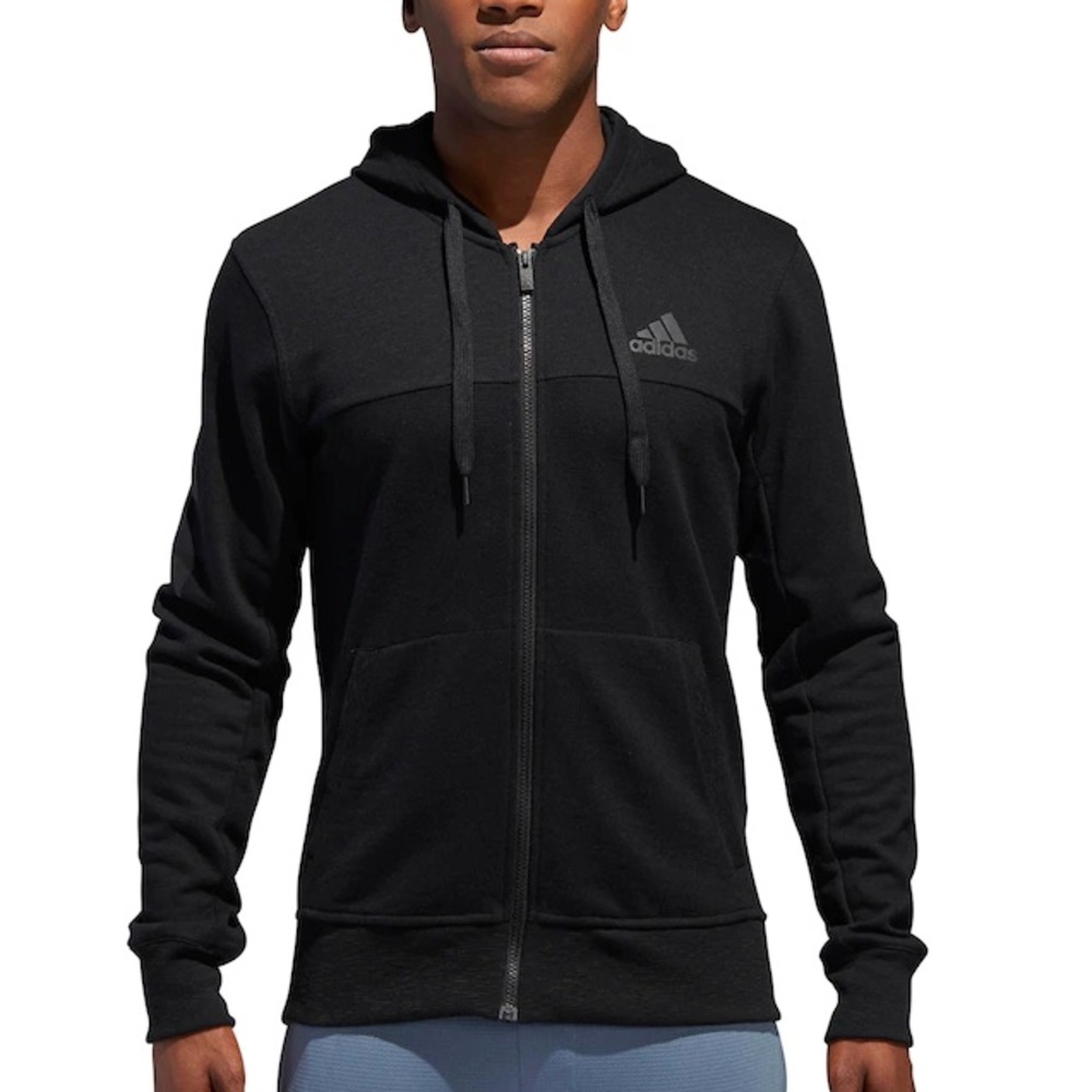 Adidas | Black Full zip Hoodie | XL